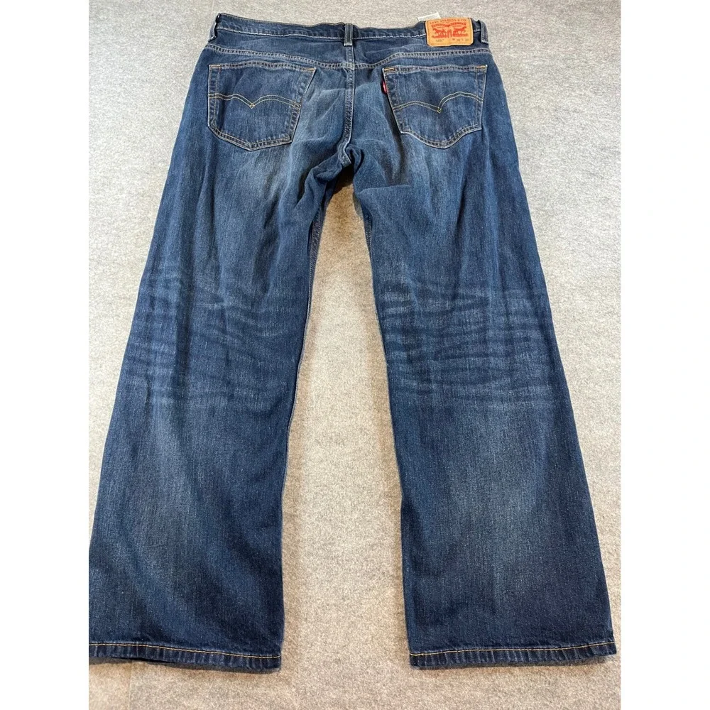 Levi's Men 569 Loose Straight Dark Wash Denim Jeans 36x30 Relaxed Streetwear
